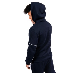 Mens Hooded <b>Top</b> and Shorts Set Premium Cotton Polyester Summer Gym Training Streetwear Tracksuit Custom OEM Private Label - Product Image 5
