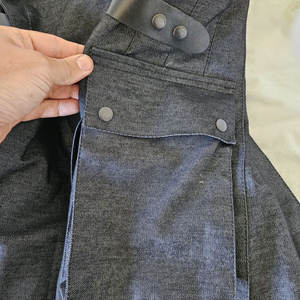 Kilt écossais moderne traditionnel en denim noir de haute qualité pour hommes avec sangles en cuir 2026 - Product Image 5