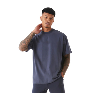 Vente chaude T-shirts Pour Hommes Quickdry 100% Coton Matériel Léger Streetwear Style Impression De Logo Sur Mesure - Product Image 2