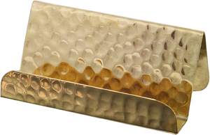 Soporte para tarjeta de visita y pasaporte de latón hecho a mano Adiba, soporte para decoración del hogar de estilo Vintage para sujetar perfectamente 1 tarjeta - Product Image 3