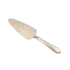 Colección brillante, tendencia caliente, suministro de fábrica, acero inoxidable dorado con mango de hoja, cuchillo para pastel y juego de servidor - Product Image 2