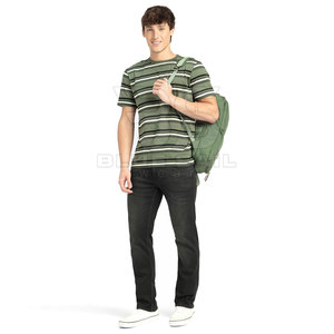 T-shirt pour homme à col rond, en coton mélangé de haute qualité, conçu pour un confort décontracté toute la journée, T-shirt élégant pour homme à col rond - Product Image 4