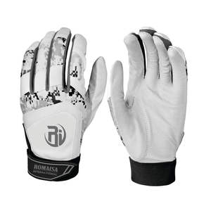 Guantes De bateo De béisbol De Softball personalizados para jóvenes adultos, guantes De cuero Cobretta transpirables, Material De Palma, Guantes De Bateo De Beisbol - Product Image 3