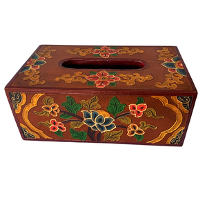 Caja de pañuelos impresa en madera de alta calidad estilo rectangular decorativo impreso respetuoso con el medio ambiente para el hogar para la sala de estar - Product Image 5