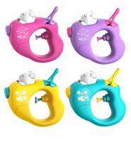 Pistolet à eau en plastique pour enfants, design de chiens, pistolet à eau de dessin animé, jouets pour enfants pour l'été