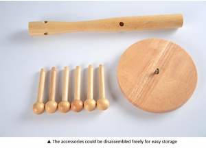 Support de tasse en bambou, porte-gobelet en bois, support de rangement de cuisine, organisateur de boissons, présentoir pour café, thé, accessoires de maison et de restaurant - Product Image 5