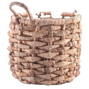 Cesta de almacenamiento grande redonda de Material de ratán puro estándar, decoración del hogar, uso en Hotel, sala de estar, cesta de ropa sucia - Product Image 1