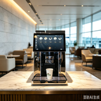 Cafetera Comercial Automática TCN, Máquina de Café Espresso de Granos a Taza, Pantalla Táctil, Sistema de Autolimpieza