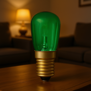PEBETERO 15W E14 Incandescent <b>Bulb</b> 220-240V Green Color - Product Image 3