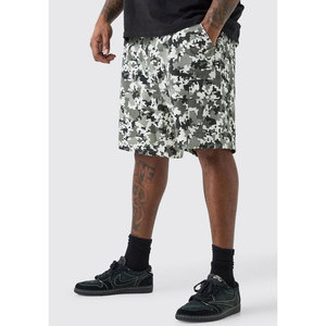 2024 Best Selling Men's Casual Cotton <b>Cargo</b> Style Printed Summer Beach <b>Shorts</b> <b>Lightweight</b> with Solid Pattern Pockets Custom Size - Product Image 1