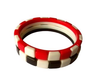 Meilleurs Bracelets Joncs Classiques pour Femmes – Design Élégant, Vente en Gros, Colorés, Géométriques Irréguliers, en Acrylique, Fantaisie, Tendance, pour Fête - Product Image 3