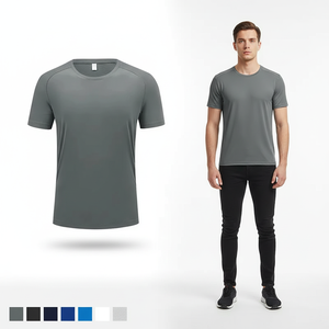 T-shirt in tessuto traspirante ad asciugatura rapida di alta qualità, anti-piega, anti-restringimento, ricamata, stampata, lavata, casual, per acquisti all'ingrosso - Product Image 1