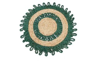 New Arrival Printed Jute <b>Placemats</b> Cheap Price <b>Round</b> Braided <b>Placemats</b> Natural Jute Covered Export From Bangladesh - Product Image 4
