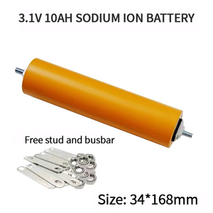Célula de potencia cilíndrica de iones de sodio de 3,1 V y 10Ah, ciclo de vida largo de grado A, resistencia a bajas temperaturas, celdas de batería de alto rendimiento - Product Image 2