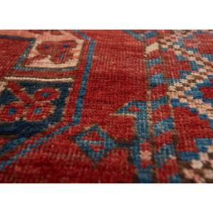 Tapis en laine noué à la main Aalam, motif géométrique abstrait rouge-orange, pour entrée de maison, rectangulaire 9x12 - Modèle Pae-5601 - Product Image 3