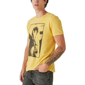 Camiseta ajustada al cuerpo hecha en algodón poliéster apretado estilo personalizado Casual liso manga corta hombres camisetas - Product Image 4