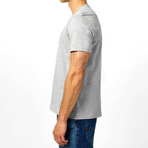 Camiseta extragrande de 100% algodón personalizada para hombre, alta calidad, 230gsm, peso pesado, DTG, serigrafía, diseño liso - Product Image 2