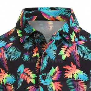 Servicio OEM Diseñe su propio logotipo Sublimación Polo Camisetas Impresión personalizada Algodón Sublimación Polo Camisas - Product Image 3
