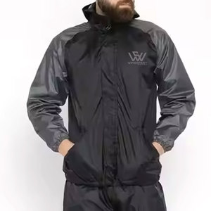 Chándales cortavientos ligeros de diseño personalizado Chándales cortavientos de color sólido - Product Image 4