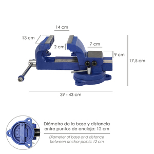 Tornillo Banco Giratorio Heavy Duty 130 mm. - Product Image 2
