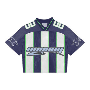 T-shirt pour homme de qualité, impression par transfert thermique, respirant, grande taille, épaules tombantes, streetwear, maillots de football - Product Image 2