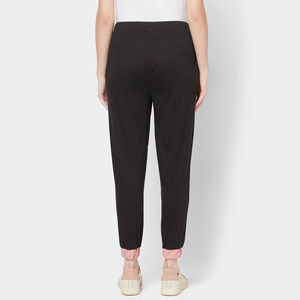 Pantalons de jogging en molleton décontractés pour femmes, printemps, devant plat, 100% coton, prix de gros, prix bas - Product Image 2