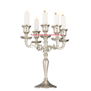 High Quality Metal Iron Brass <b>Candle</b> Stand Attractive Decorative Candelabra Holder for <b>Weddings</b> Lighting Accessories Supplies - Product Image 6