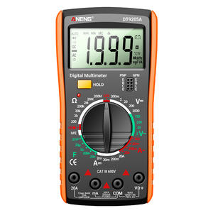 <span class=keywords><strong>Multimètre</strong></span> numérique HD LCD, nouvelle sortie, testeur automatique de tension et de courant AC/DC, plage 1000V/750V, 2mA-20A, <span class=keywords><strong>mesure</strong></span> de capacité et d'ohms - Product Image 4