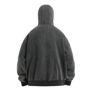 Sweat à capuche unisexe surdimensionné de qualité supérieure pour l'hiver, 100% coton, vêtements de sport, logo uni, respirant, masque de fitness, OEM personnalisé, Y2K - Product Image 6