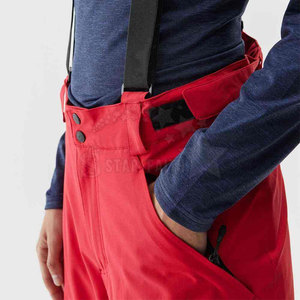 Pantalones de Esquí Casuales Rectos y Flexibles de Fácil Ajuste, Protección contra la Nieve, Ropa Deportiva de Invierno, Costuras Resistentes, para Hombre - Product Image 3
