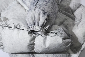 Veste bouffante pour hommes de haute qualité pour Sports de plein air coupe-vent fermeture à glissière matériau polaire respirant grande taille personnalisable - Product Image 4