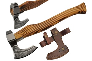 Wholesale Customized Premium Quality OEM ODM Service Handmade High Carbon Steel <b>axe</b> Ash <b>Wood</b> Handle and Fine Leather Sheath <b>axe</b> - Product Image 5