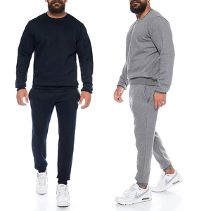 ชุดเซ็ตเสื้อผ้าลำลองผู้ชายไซส์ใหญ่ พิมพ์โลโก้ตามสั่ง ผ้าฝ้าย สไตล์สตรีทแวร์ |   เสื้อฮู้ดคอกลมแบบยูนิเซ็กซ์ ชุดออกกำลังกาย 2 ชิ้น - Product Image 5