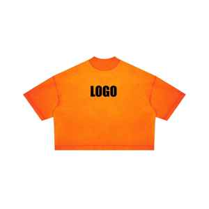 Camiseta Corta de Secado Rápido para Hombre, de Alta Calidad, Gruesa, con Estampado Gráfico, Informal, Holgada, 100% Algodón, Personalizada - Product Image 3