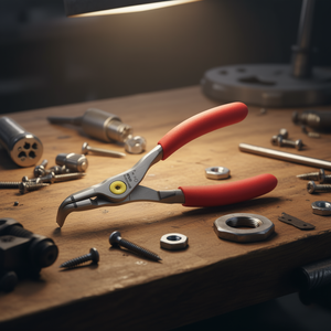 Pince à circlips Facom 90 à bec coudé pour l'extérieur - Product Image 3