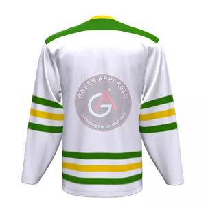 Maillot de hockey sur glace personnalisé de haute qualité pour équipe avec Logo personnalisé 100% maillots de sport OEM en tissu doux polyester - Product Image 3