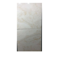 Carreaux de porcelaine polis à texture marbre beige classique moderne, texture solide, décoration murale intérieure, antibactérien, pare-feu