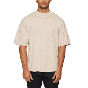 Camisetas de Hombre al por Mayor 2025, Camisetas Lisas con Impresión de Logotipo Personalizado, Corte Regular, 280 GSM, Hombros Caídos, Camisetas al por Mayor 100% Algodón - Product Image 1