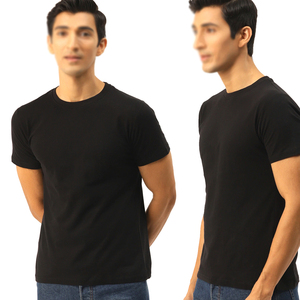 Transpirable Diseño personalizado Su propia marca Camisa de manga corta para hombres 100% algodón Camisetas de secado rápido para hombres - Product Image 6