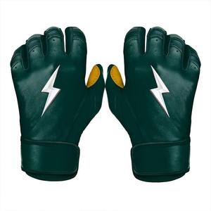 Baseball Batting Gloves PU Leather and Stretch Mesh Fabric Sport Training Gloves - Product Image 2