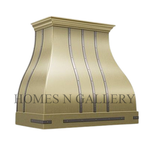 Hotte de cheminée murale en acier inoxydable, sur mesure, de haute qualité, faite à la main, au design exceptionnel - Product Image 5