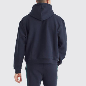 ชุดวอร์มผ้าถักลายสำหรับฤดูหนาวของผู้ชายเซตเสื้อมีฮู้ดและกางเกงพิมพ์ลายกรดซักได้ - Product Image 5