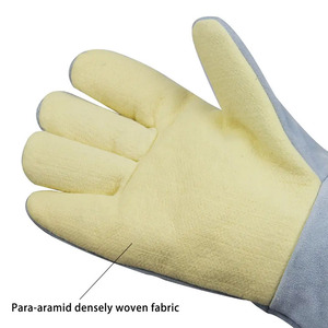 Guantes de soldadura de último estilo de diseño superior Buena venta Protección de manos y brazos exigida por el cliente - Product Image 2