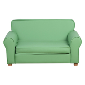 Sofá de Cuero Sintético para Niños Grandes, Sofá Infantil con Patas de Madera Ajustables para Niños de 0 a 6 Años - Product Image 1