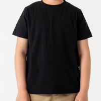 Camisetas de verano con cuello redondo para niños de alta calidad, camisetas para niños, Jersey de algodón 100%, ajuste Regular, nueva ropa de verano para niños