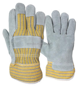 Guantes de Seguridad de Cuero Vacuno de Alta Calidad para Trabajo Doméstico, Protección Contra Impactos Nivel 3, para Soldadura y Construcción, Venta al Por Mayor - Product Image 3
