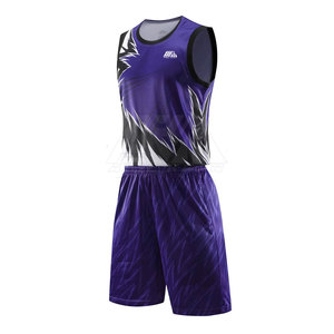 Uniformes de Baloncesto Transpirables Personalizables, Nuevo Modelo, Más Vendidos, 100% Poliéster - Product Image 2