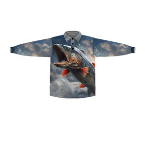2025 à la mode personnalisé tournois de pêche australiens chemise à manches longues séchage rapide UPF 50 + évacuation de l'humidité respirant 100% Polyester - Product Image 6