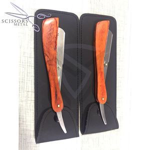 Maquinilla de Afeitar Profesional de Doble Filo para un Afeitado Clásico Estilo Vintage con Mango de Madera y Hoja de Acero Inoxidable - Product Image 5