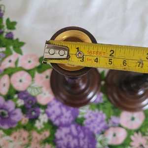 Solid <b>Wooden</b> High-quality Embossing Printed <b>Candlestick</b> <b>Holder</b> Decorative Stand for Home Table Living Room Decor - Product Image 3